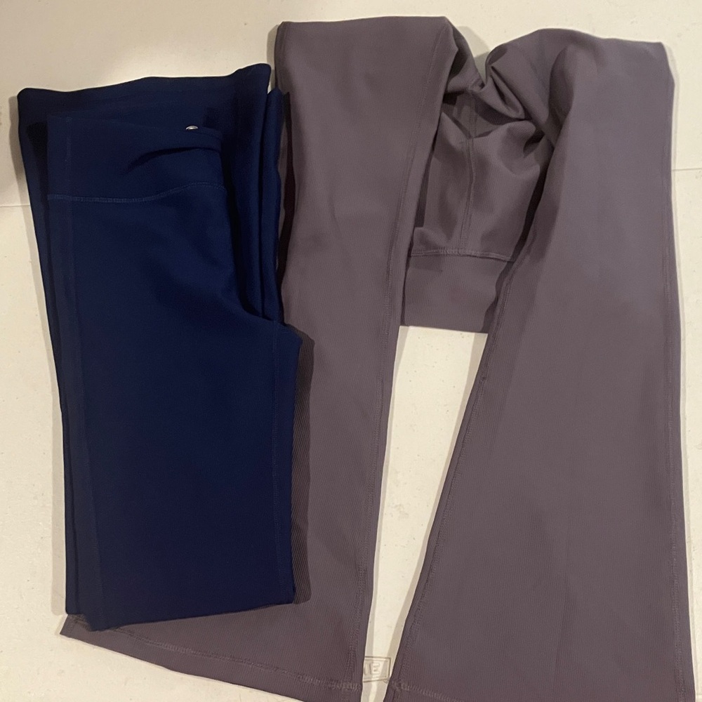Yogalicious Navy and Gray Leggings